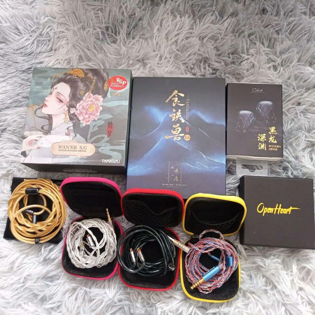 k*o様 【本日まで】中華イヤホン　リケーブル　イヤホン　おまとめ8点セット