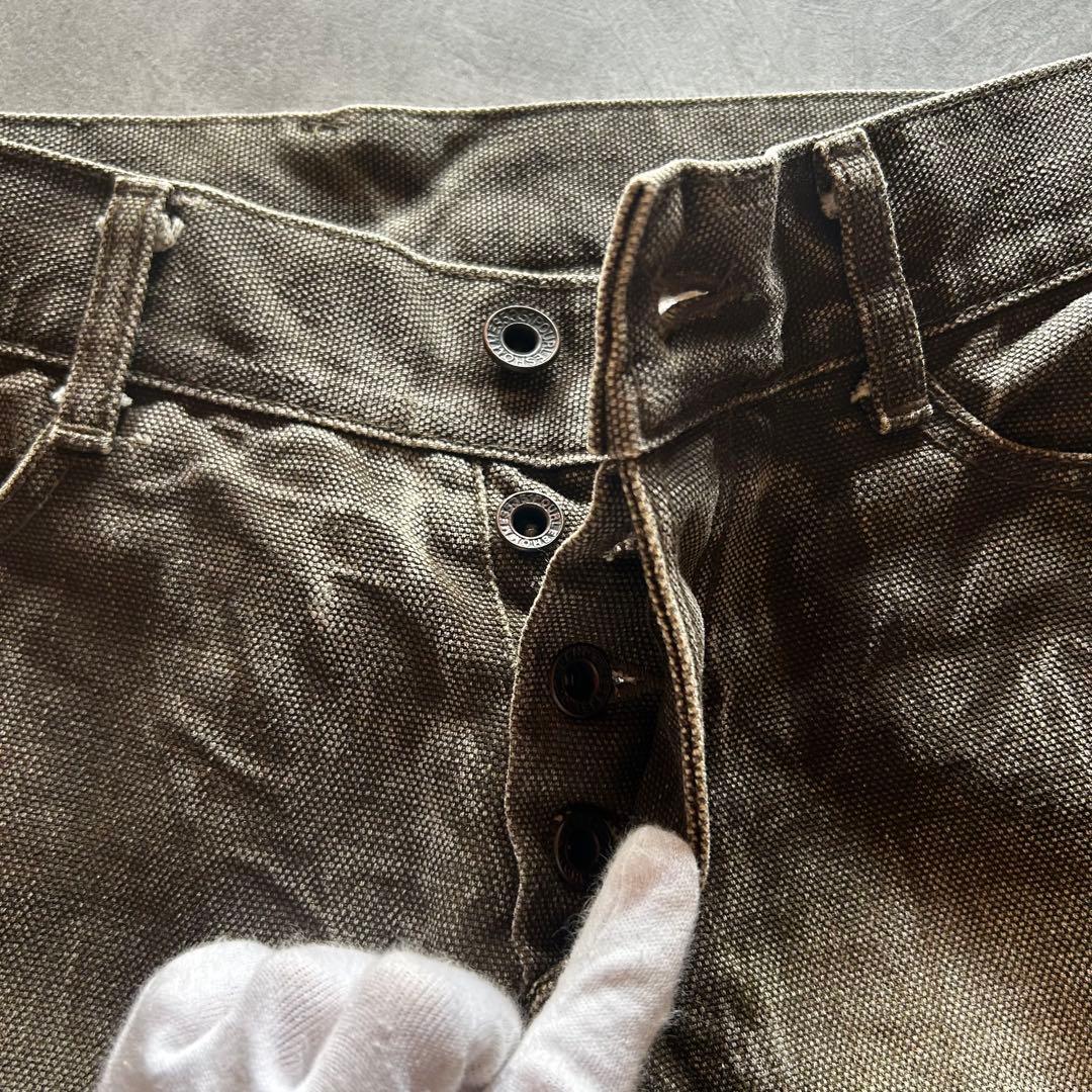 パンツ archive grunge fade damage denim pants