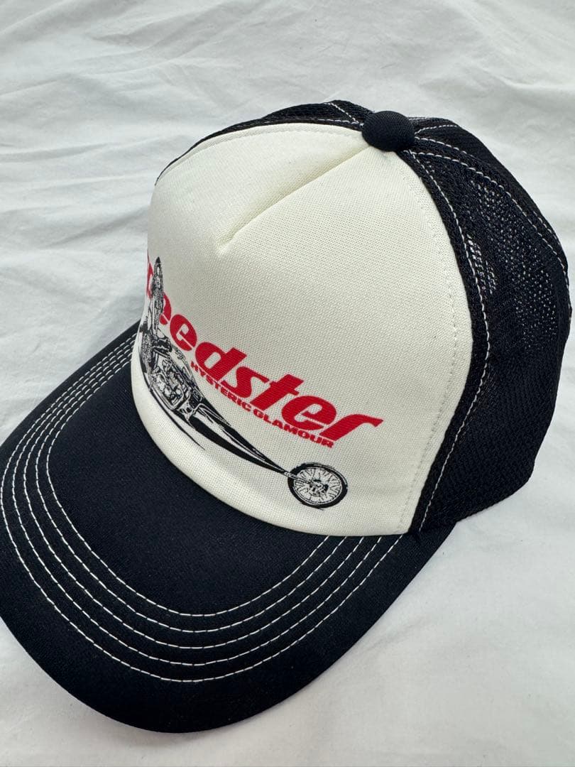 HYSTERIC GLAMOUR Speedster メッシュキャップ ブラック