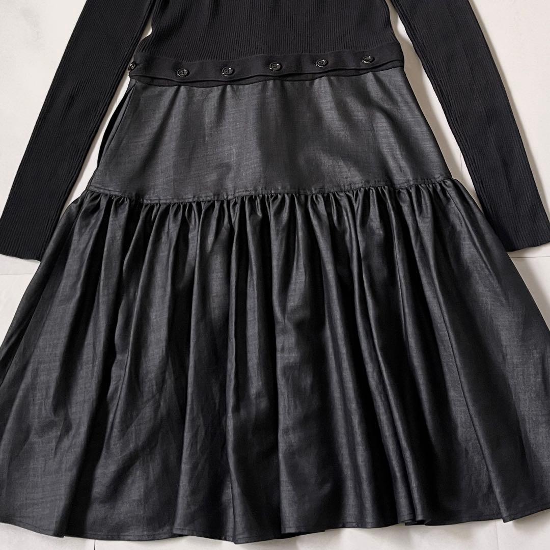 美品✨ フォクシー アディアム ロングワンピース コンバーチブルニットドレス S