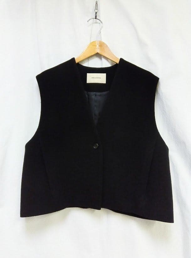 ステラシフォン☆super110 ウール ビーバー ショートベスト