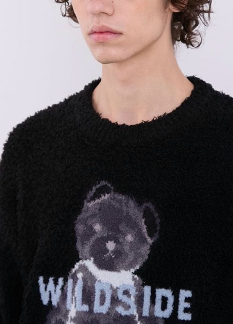 【限定】ジェラードピケ　ヨウジヤマモト　ジェラートベアジャガードプルオーバー　黒