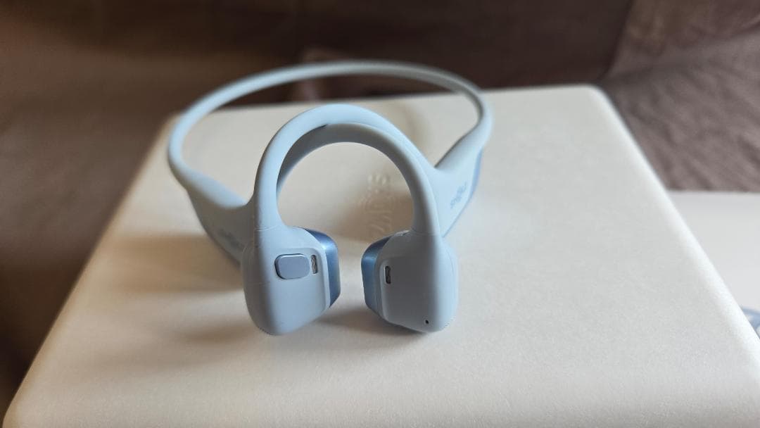 試用のみ「Shokz OpenRun Pro 2」 ブルー/骨伝導イヤホン