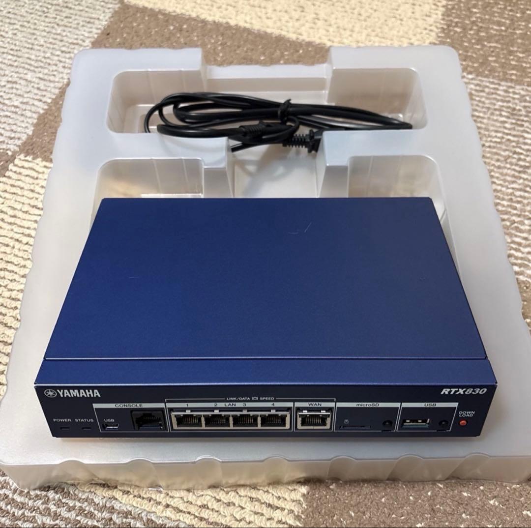 【新品】YAMAHA RTX830 有線LANルーター